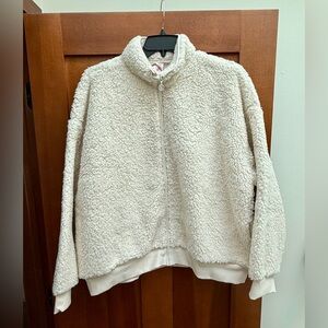 Victoria's Secret Sherpa Jacket Cozy Teddy Fleece BRAND NEW WITH TAG